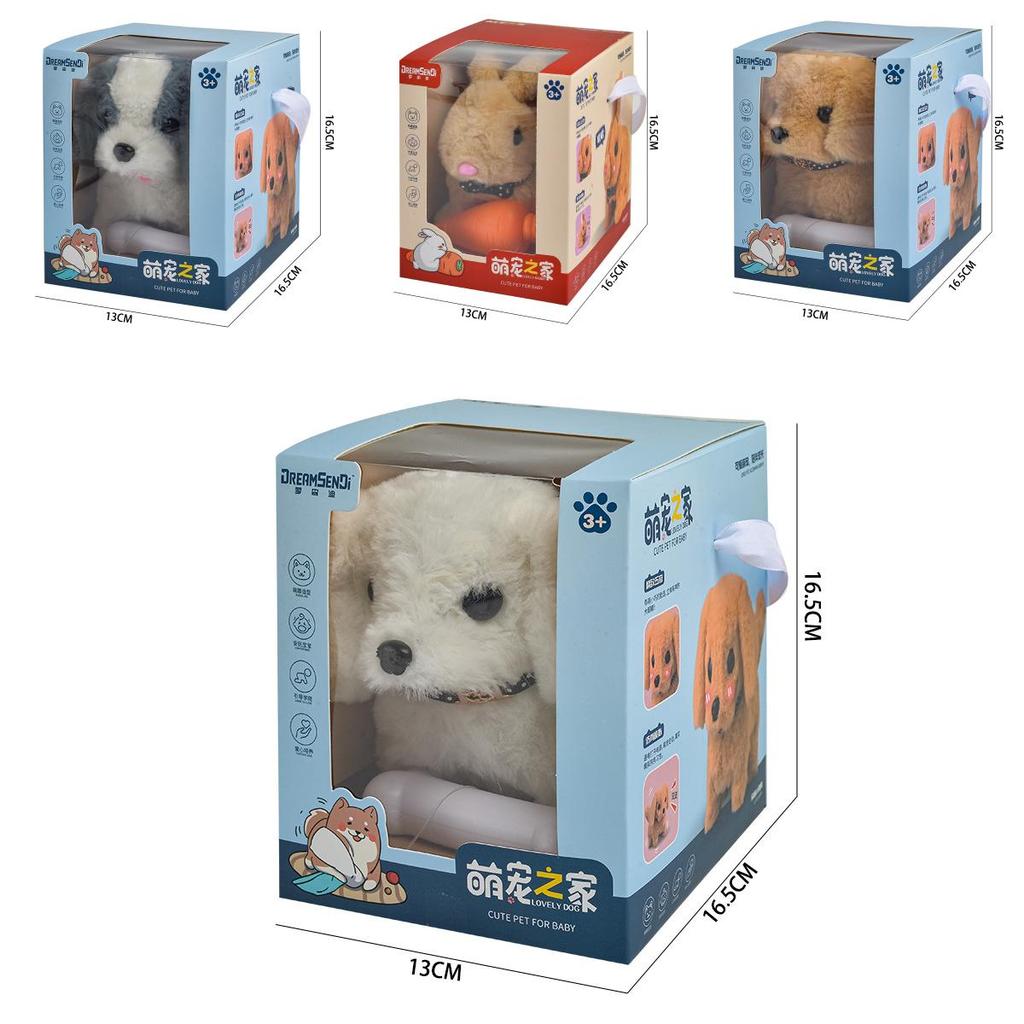 Poodle Saint Bernard Golden Retriever Kid Interaction Pet Toys Can Walk And Bark For Kids And Pets Play
