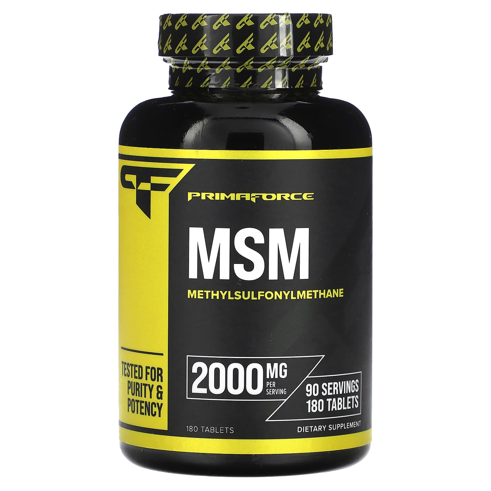 

Msm, 2,000Mg, 180 tablets (1,000Mg per tablet)