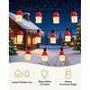 10.5FT Christmas Snowman Lights, 10 Ultra Bright E12 Snowman Lights