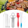 BBQ Meat Injector Kit Condiment Seasoning Syringe Barbecue Tools Kitchen Accessory