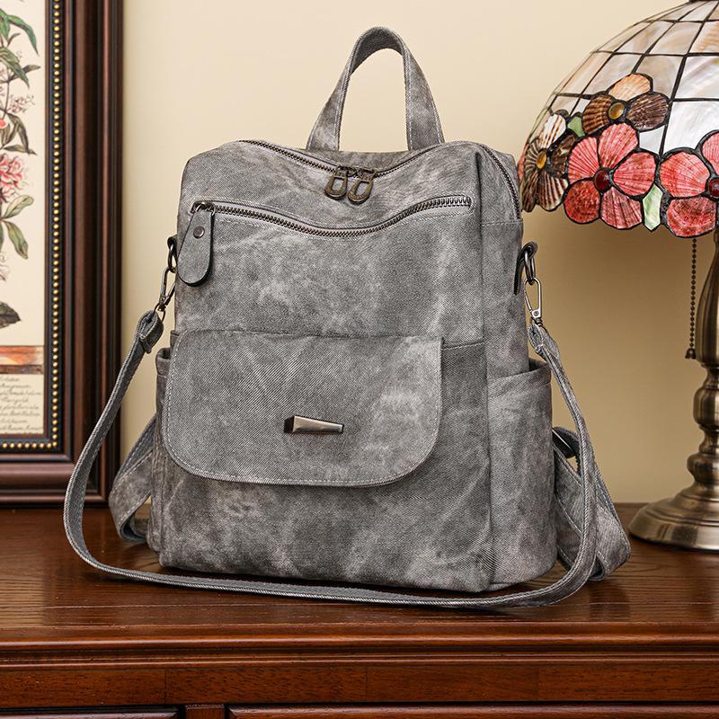 2024 Women's High-End Simple Large-Capacity College Travel Backpack