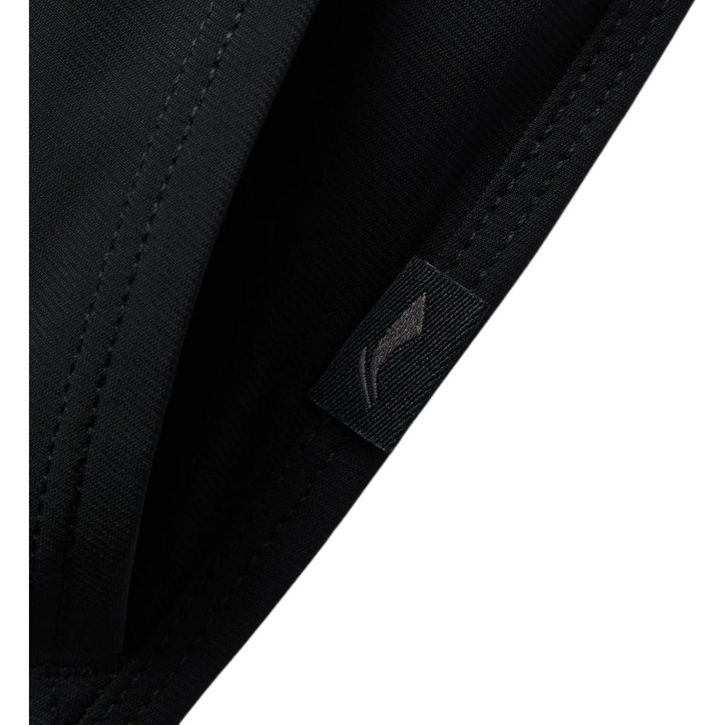 Li Ning Fitness Series Casual Comfortable Solid Color Knitted Sports Pants Women Pants Black AKYU002-1