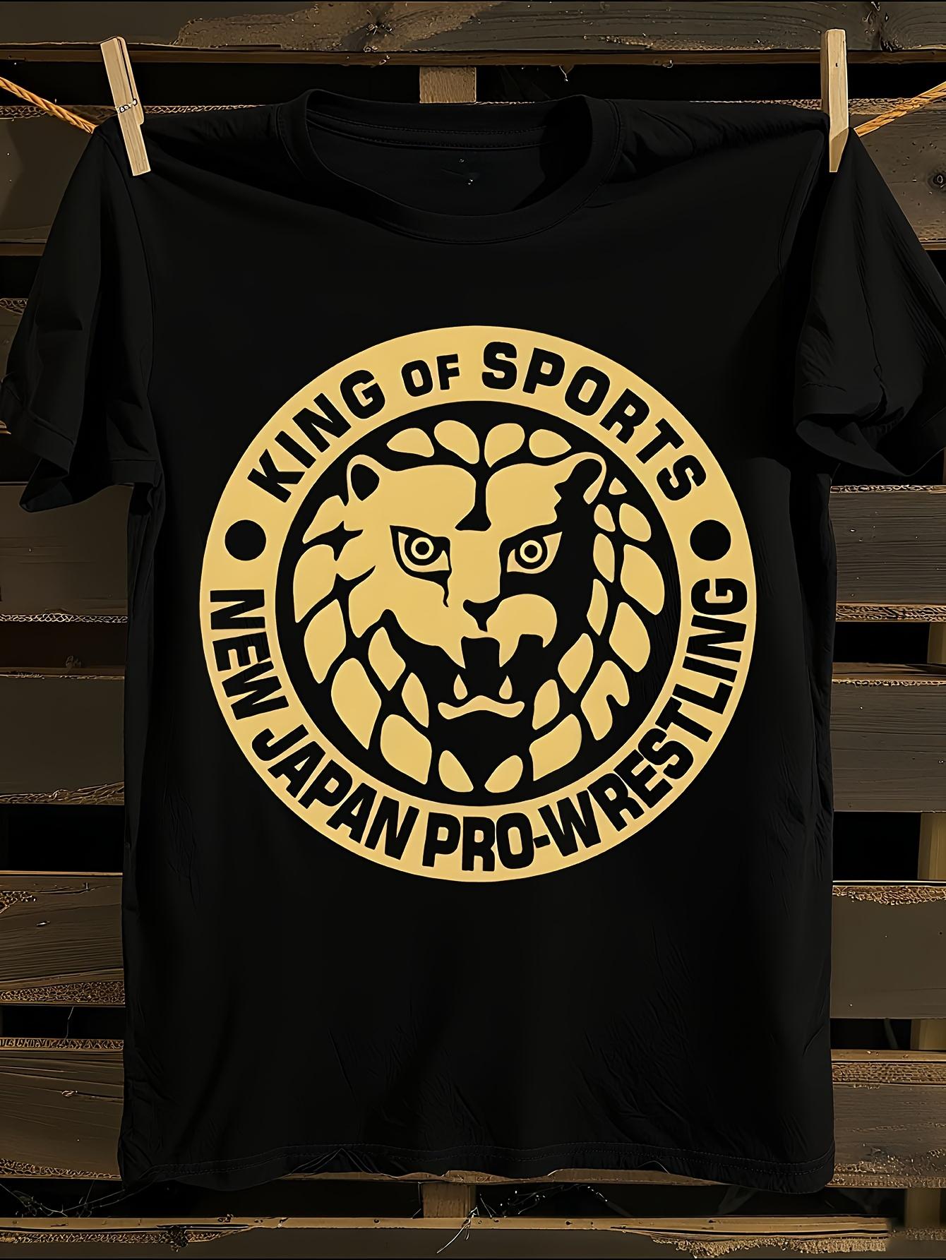 Новая футболка с графическим принтом King of Sports от New Japan Pro Wrestling XXXL