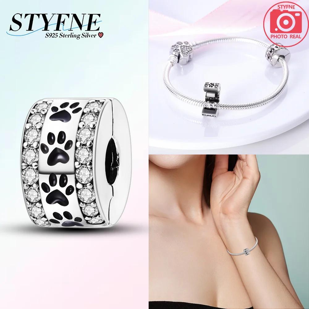 Exquisite Color Dragonfly Paw Print Dragon Scale Clip Charm Spacer Copper Bead Fit Original Necklace Bracelet Diy Gift Women