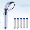 Set of 5 Pressure-boosting Shower Heads and Filters