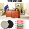Furniture Sliders, 8 Pcs 3 1/2'' Furniture Sliders Pads for Hardwood Floors, Chair Legs Floors Protectors, Reusable Round Glides Glider, Heavy Duty