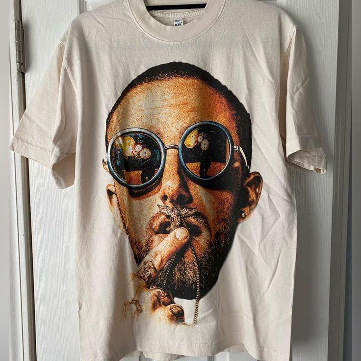 Mac Miller Graphic Shirt Retro Style White Unisex T shirt Vtg S5XL WA0036 Unisex T-Shirt S