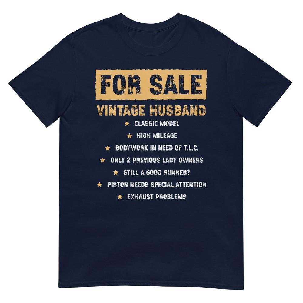 For Sale Vintage Husband Classic Model Fathers Day Tshirt S