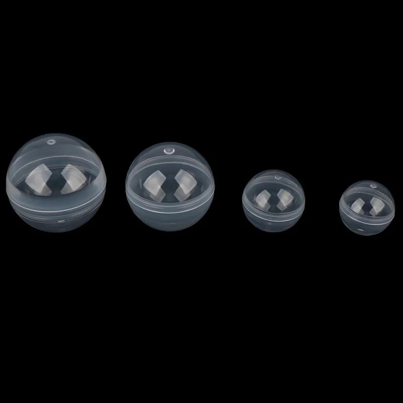 50 Stück Transparente Dosenöffner-Transparenz-Kunststoffkapsel Spielzeug Überraschungsball Kleiner Behälter Dinge herstellen Modell