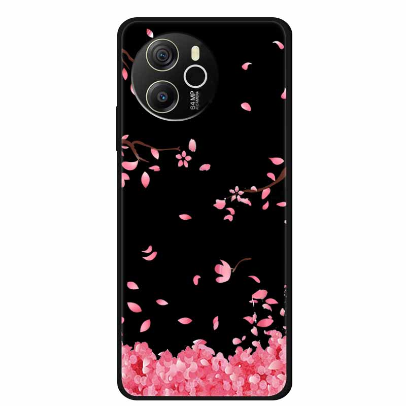 Coque For Blackview Shark 8 Case Cute Cartoon Black Silicone Soft Phone Cases For Blackview Shark 8 Back Cover Case Shark8 Funda