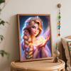 Disney animation digital oil painting Rapunzel diy handpainted coloring painting home decoration art supplies for living room gift wall