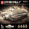 WWII Military Tiger & Panther Tank Building Blocks - Armored Vehicle Assembly Toy Gift
