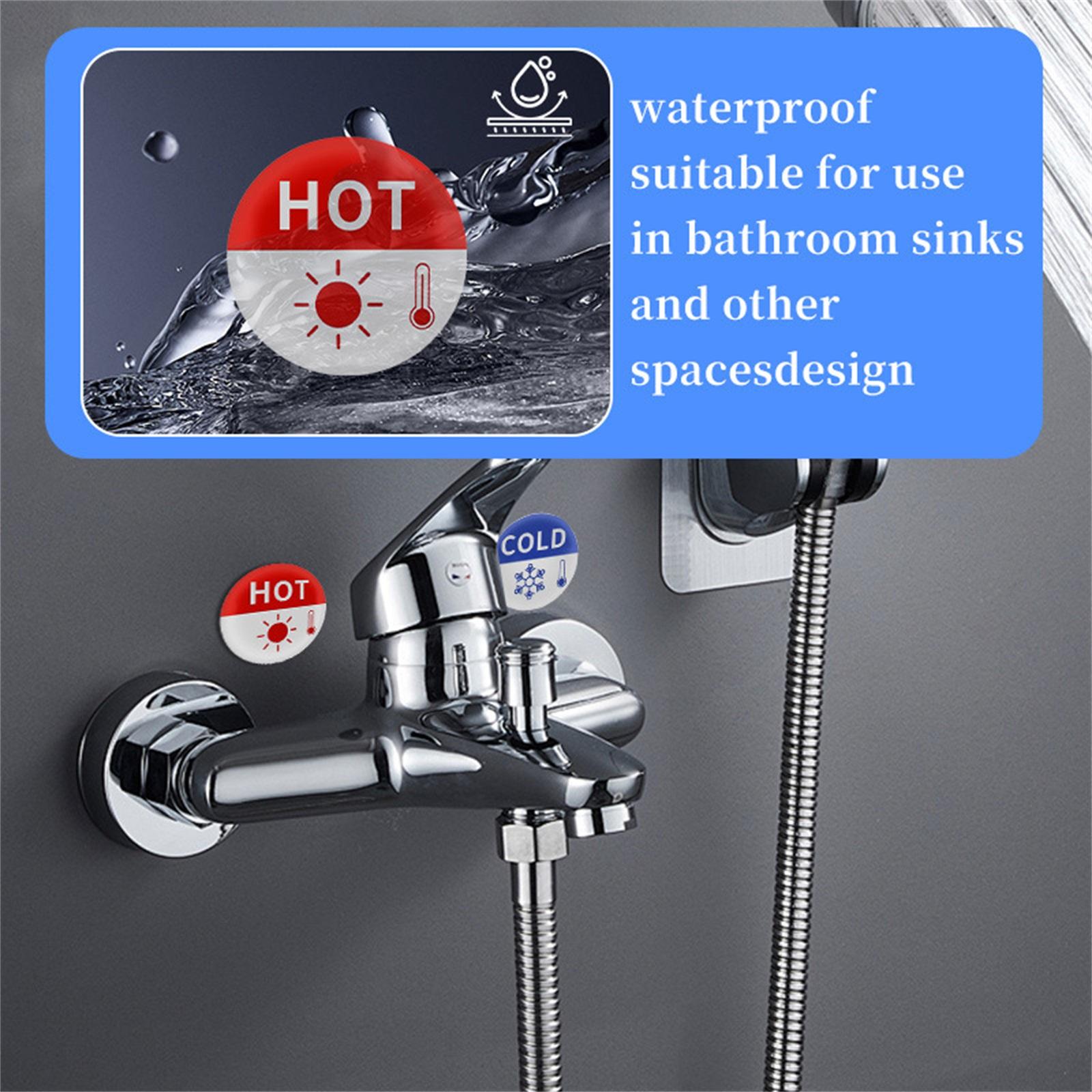 

ГОРЯЧИЙ ХОЛОДНЫЙ Знак Горячо и Холодно Руководство по регулировке температуры Наклейка-знак Набор напоминаний о горячем и холодном One Size