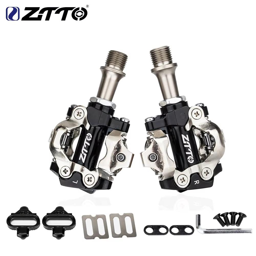 ZTTO Road Bike Pedal Cycling Self-locking Pedals Ultralight Sealed Self-Locking Pedal Anti-slip SPD Doubleside Ultralight Pedal M101