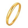 High Quality Oval Openable Bangle Bracelet for Women,18K Gold Plated Stainless Steel Smooth Bracelets,Trendy Jewelry Gifts