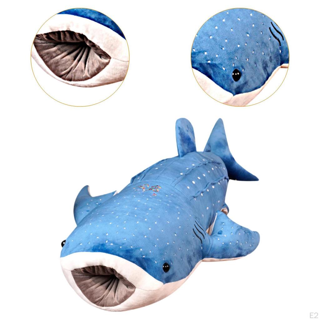 Giant Plush Shark Toy for Kids, Soft Animal Gift Home