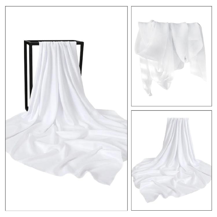 Shemagh Árabe Lenço Árabe Lenço de Cabeça do Deserto Lenço à Prova de Areia Envoltório de Cabeça Lenço de Cabeça Árabe Xale do Deserto Cobertura de Cabeça Branca