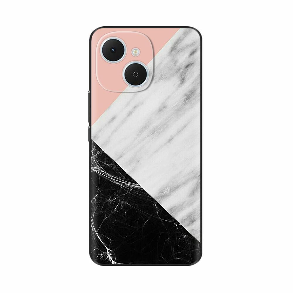 For Tecno Spark 40C Case Flowers Soft Silicone TPU Phone Cases For Tecno Spark 40C Shockproof Cool Wolf Flowers Protective Cover