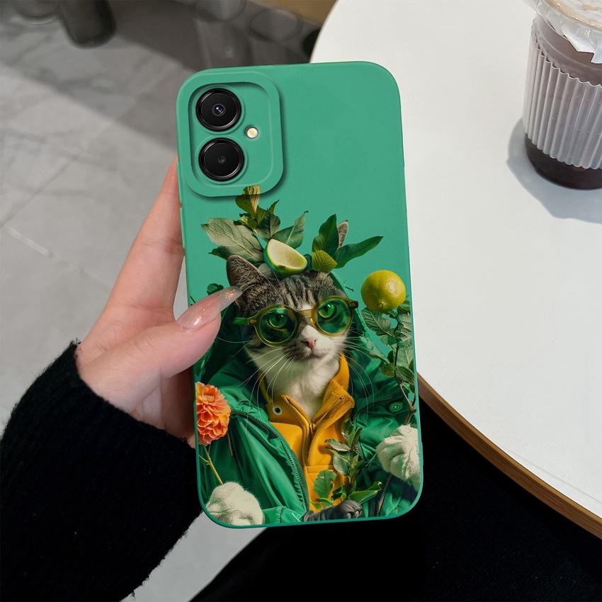 Fashion Case For Samsung A07 M07 F07 A25 A17 M17 F17 M36 F36 M56 S26 Plus Cute Cartoon Star Pattern Soft Liquid Silicone Phone Cover For Samsung Shell