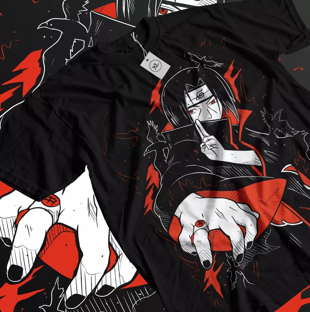 Tričko Itachi Uchiha Naruto Rasengan Jiraiya Anime Manga Styl Všechny Velikosti
