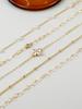 5pcs Elegant Cubic Zirconia Four-Leaf Clover Decor Bracelet Set, Multi-Layer Stackable Faux Pearl Heart Chain Bracelet For Women