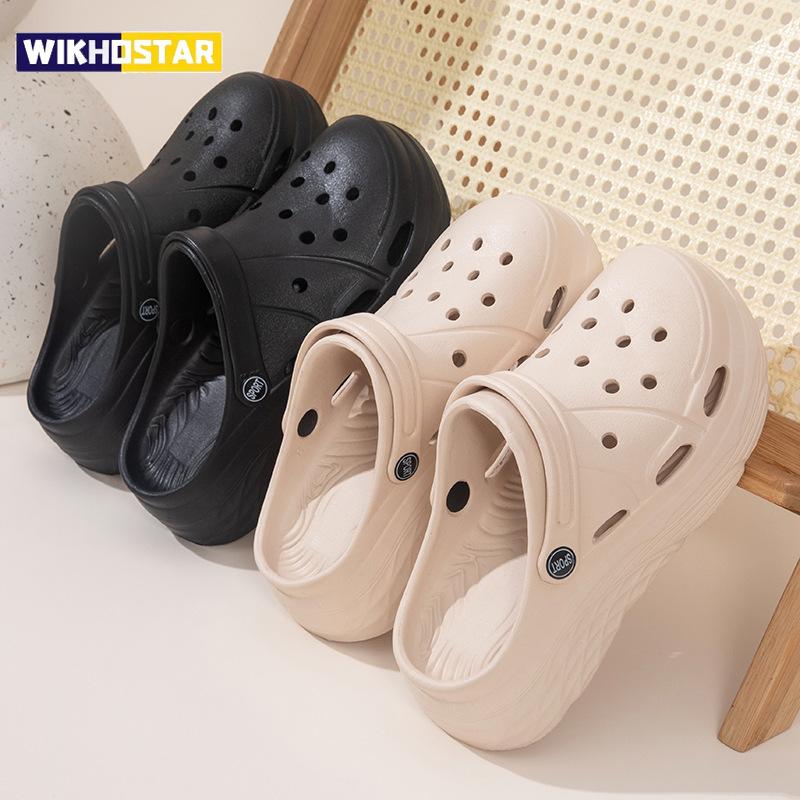 Women's Fashion Platform Sandals Summer Thick Sole Soft Eva Clogs Garden Shoes for Women Hollow Out Non Slip Beach Sandals