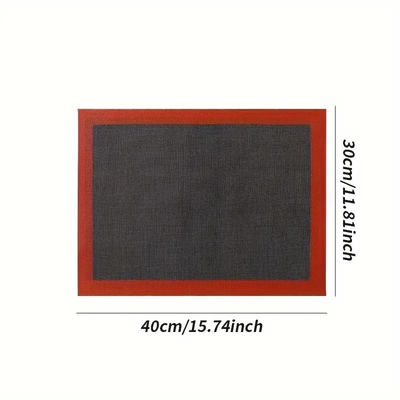 

2pcs Non-stick Perforated Silicone Baking Mat-Oven Sheet Liner for Macaron Cookies Pastry-Bakery Bakeware Outdoor Baking Tools