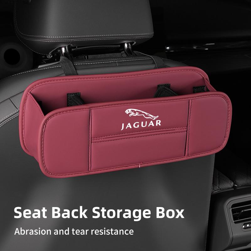 Car Seatback Organizer Tissue Storage Box Cup Holder Accessories For Jaguar XF XJ XE S-Type F-Type X-Type F-Pace I-Pace E-Pace X NN70