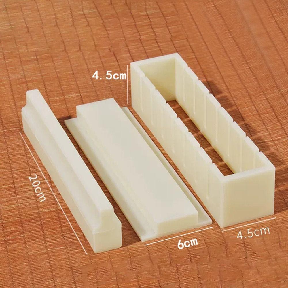 Round Square Heart Sushi Maker Kit Plastic Cake Roll Mold Sushi Making Tools  Kitchen Accessories