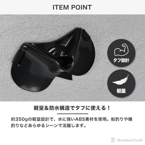 RudderCraft Kampfgürtel, Gimbal Angelrutenhalter, Gimbal-Gürtel, Lendenstützgürtel mit rutschfesten Polstern für Bootsangeln, Jigging und Werfen, Anzug