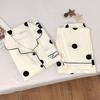 Spring and Autumn Korean Women's Pajamas Homewear Suit Casual Long-Sleeved Trousers Loose Large Size Pajamas Homewear