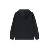 Li-Ning Sports Trend Series Logo Embroidered Loose-Fit Reversible Pullover Hoodie Unisex Tops Black Grey AWDS087-5