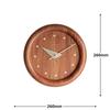 El Commune Wall Clock Dowel Circle NXT-J029