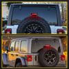For Jeep Wrangler JK 07-18 3rd Spare Tire LED Brake Lights High Mount Stop Light