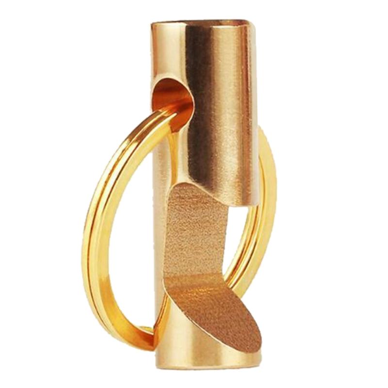 

Brass Creative Mini Key Chain Opener Portable Tool Gadgets Opener with Key Ring 1