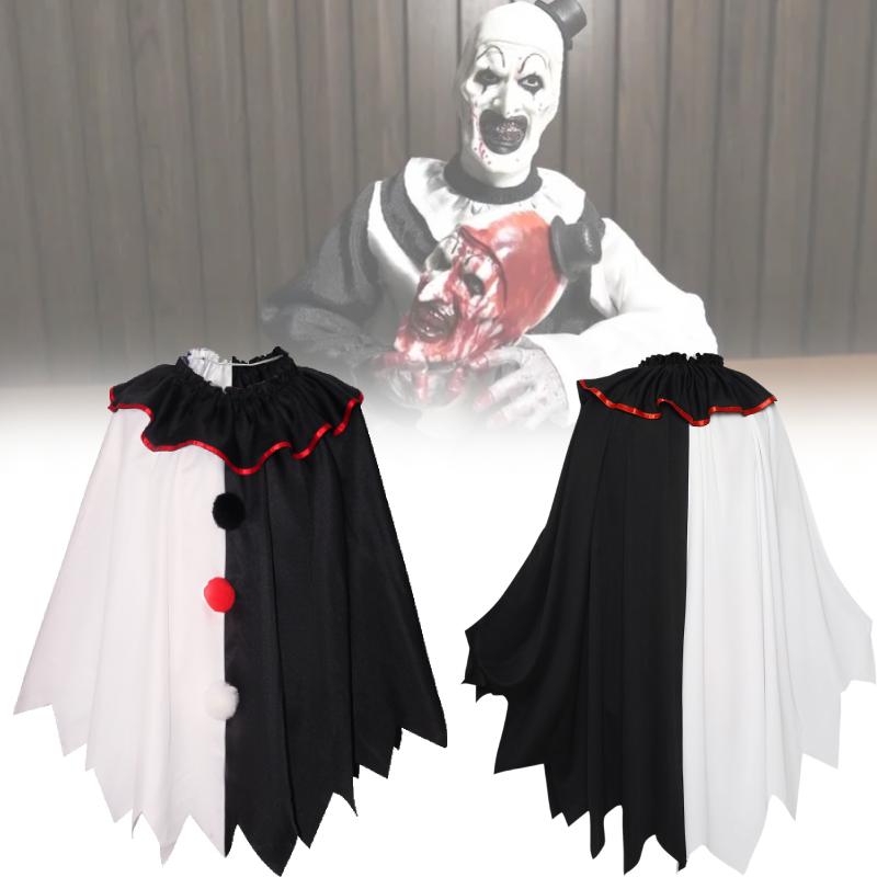 Cloak Terrifier Costume Halloween Party Stage Performance Horror Role Adult Play