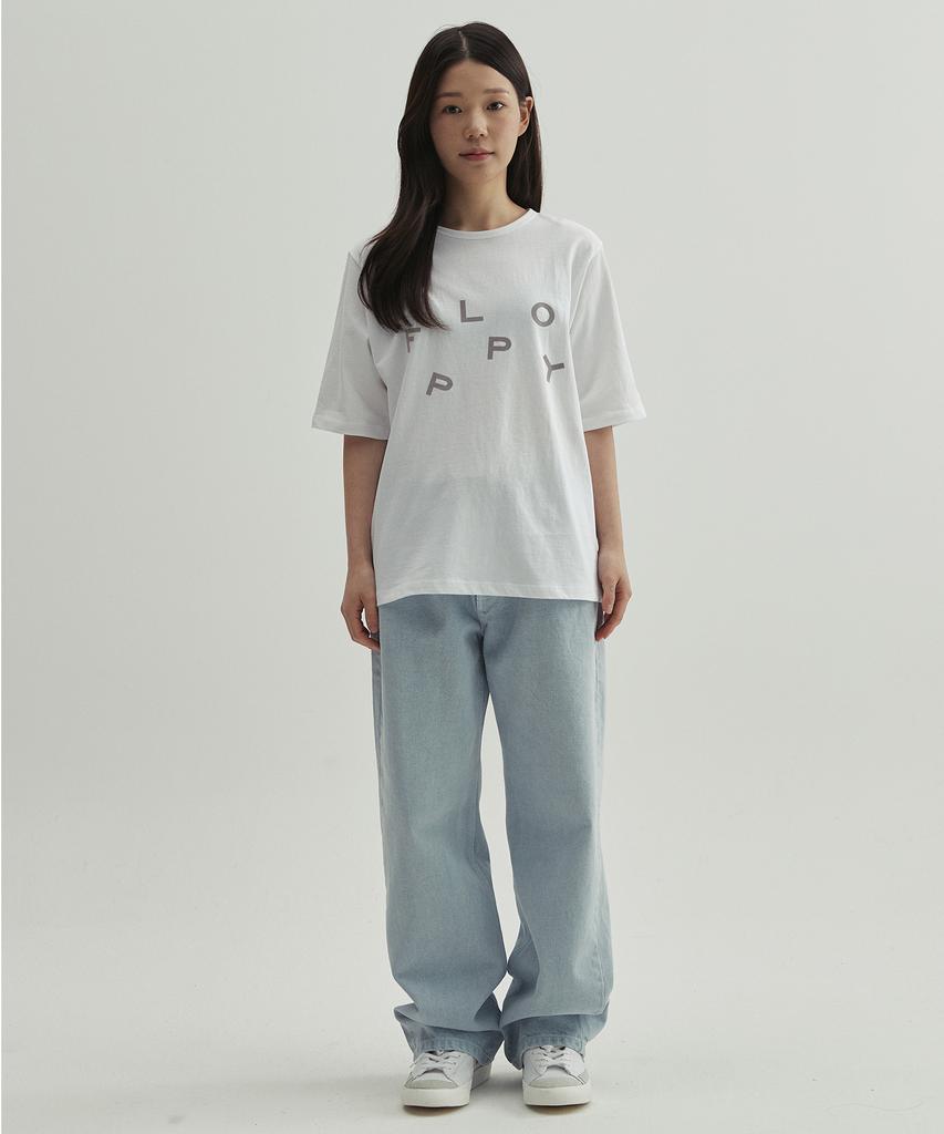 Peullopiendiseukeu Floppy Logo Tee _White