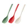 In-Stock High-Temperature Resistant Silicone Spatula Spoon with Scale for Non-Stick Pans