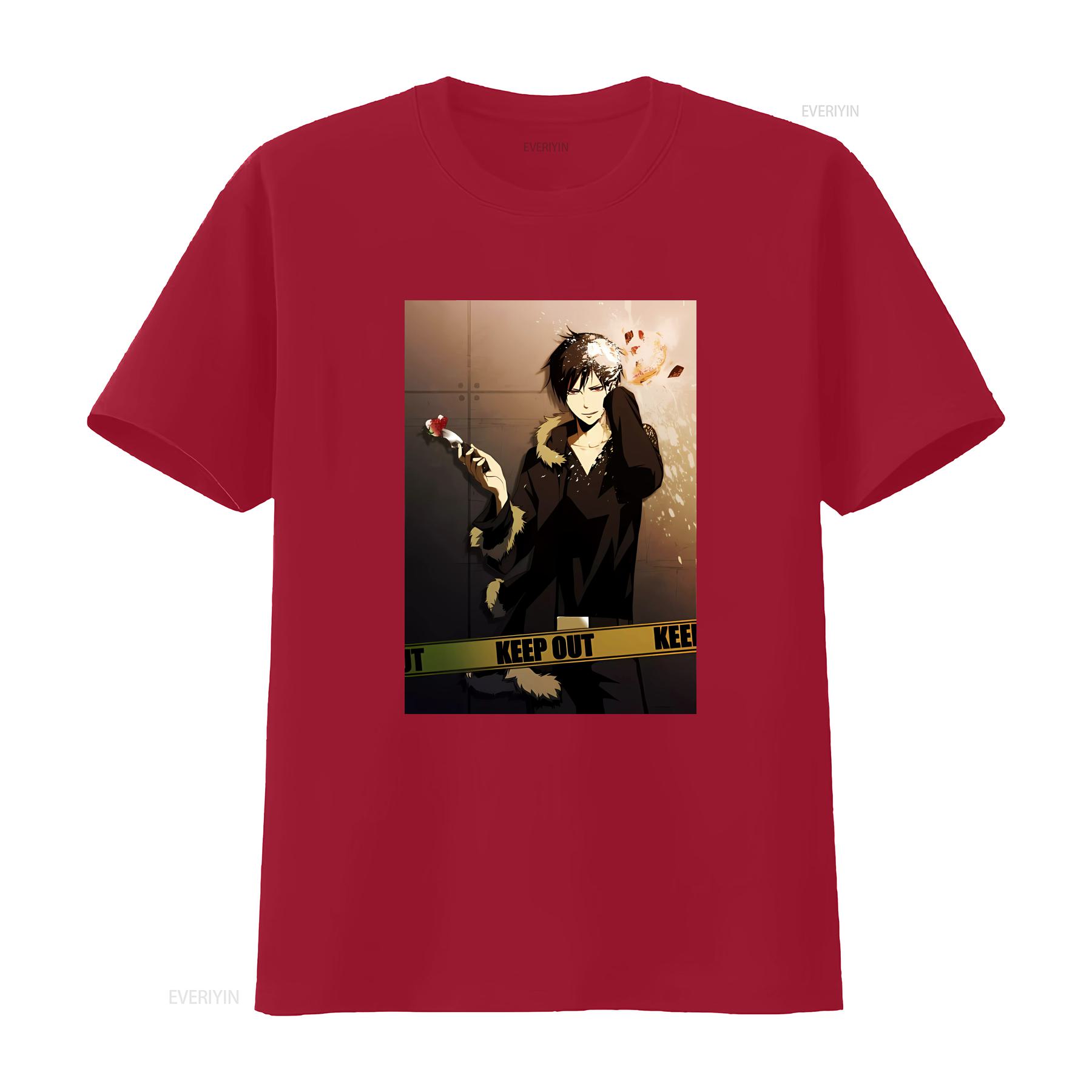

Durarara Izaya Orihara T Shirt 100 Cotton vintage Washed Breathable graphic Stretched Unisex streetwear Top For Everyday Wear S