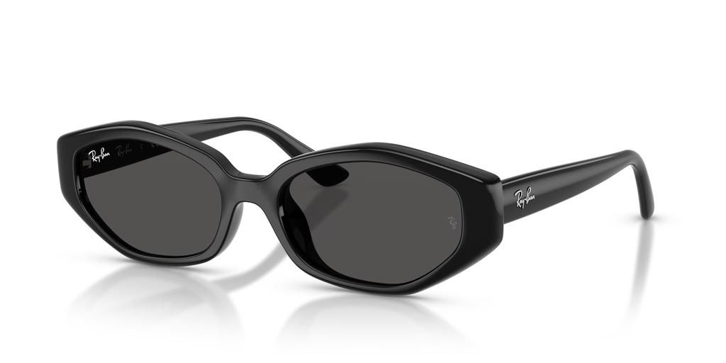 Lens Width 0RB4473D Ray-Ban Sunglasses, Unisex, Frame/black, Lens/dark Grey, 56mm,