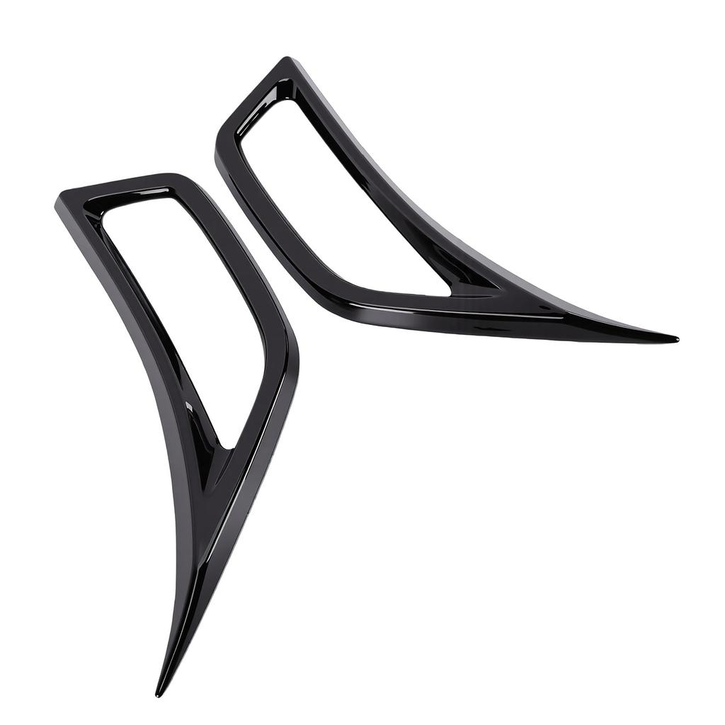 2PCS Car Side Vent Trim Replacement for Jeep Wrangler 18 24 Sporty Mudguard Side Air Vent Decorative Cover
