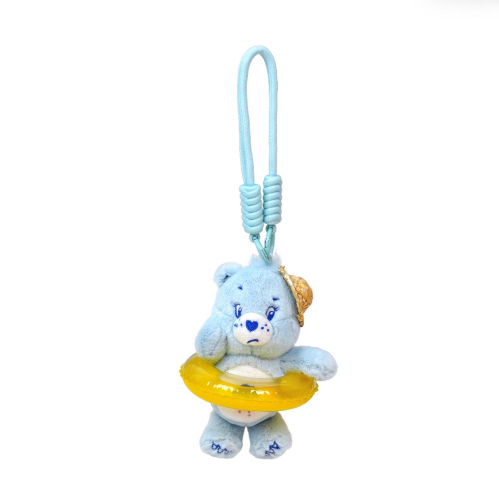 Portachiavi Ciondolo Peluche Serie Isola degli Orsetti del Cuore - Pupazzetto Cartone Animato Carino Fascino Regalo