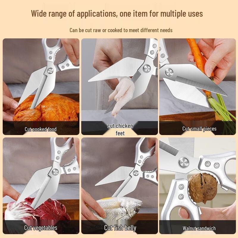 NuFeng Stainless Steel Multi-functional Kitchen Shears