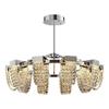 Luxury Chrome Crystal Chandelier Luster Led Ceiling Chandeliers for Villa Living Dining Room Bedroom Postmodern Home Decor