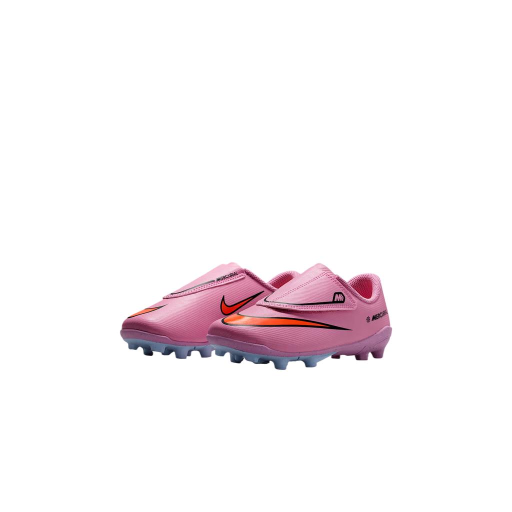 Nike Mercurial Vapor 16 Stylish Comfortable Simple Low-Top Soccer Shoes Magic Flamingo/All Crimson/Black Kids Soccer Shoes FQ8290-600
