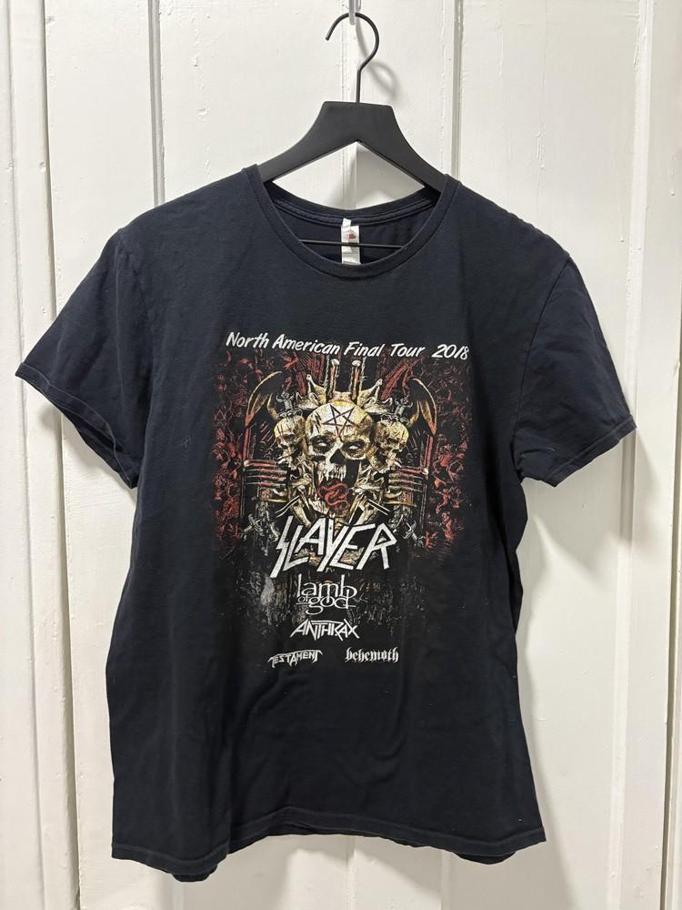 

Slayer North American Final Tour Shirt Mens Large Black 2018 Metal Band Tee Unisex T-Shirt M