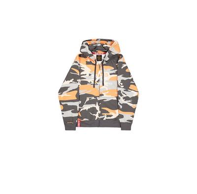 Alpha Industries Basic Camo Puff Print Zip Hoodie