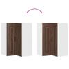Dishwasher Front Panel Kalmar Brown Oak Effect 57 X 57 X 80 Cm