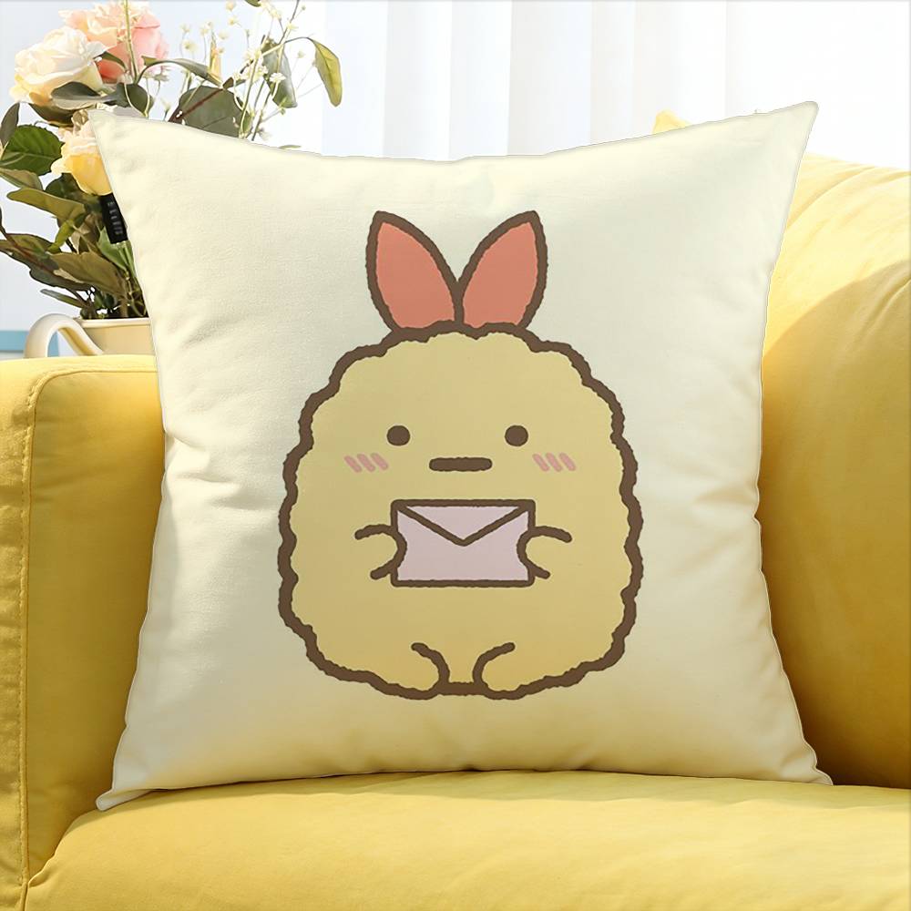 Sumikko Gurashi   Various Sizes Square Pillow Case For Car Home Bedchamber Decor