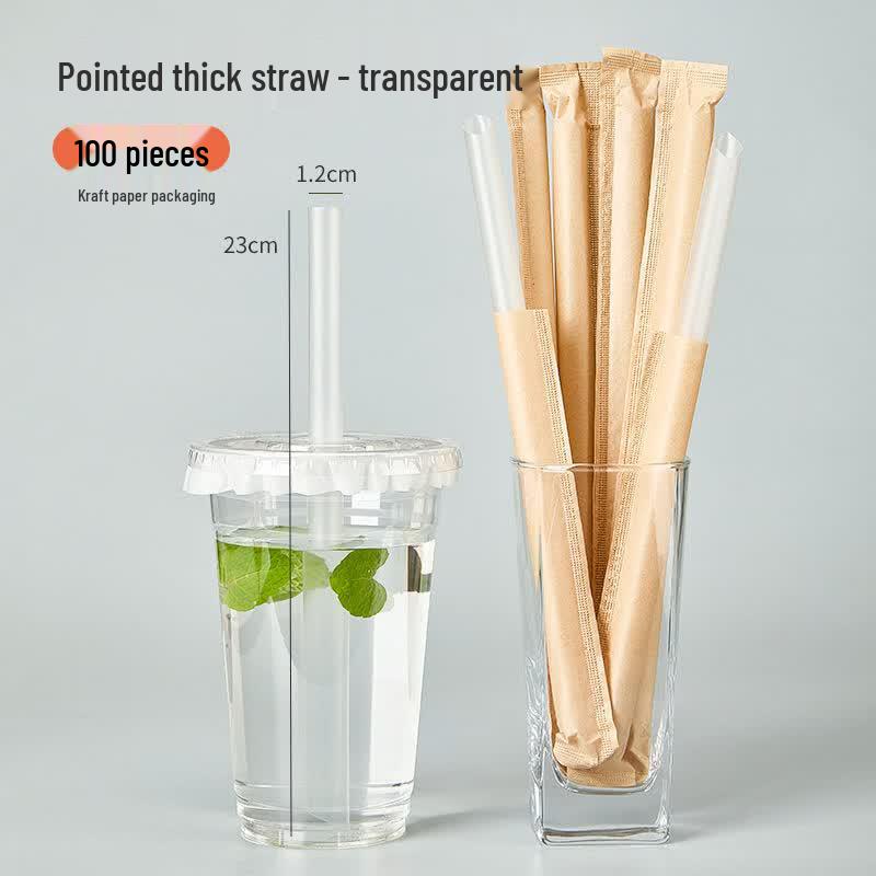 Ru Han Disposable Heat-Resistant Jumbo Straws